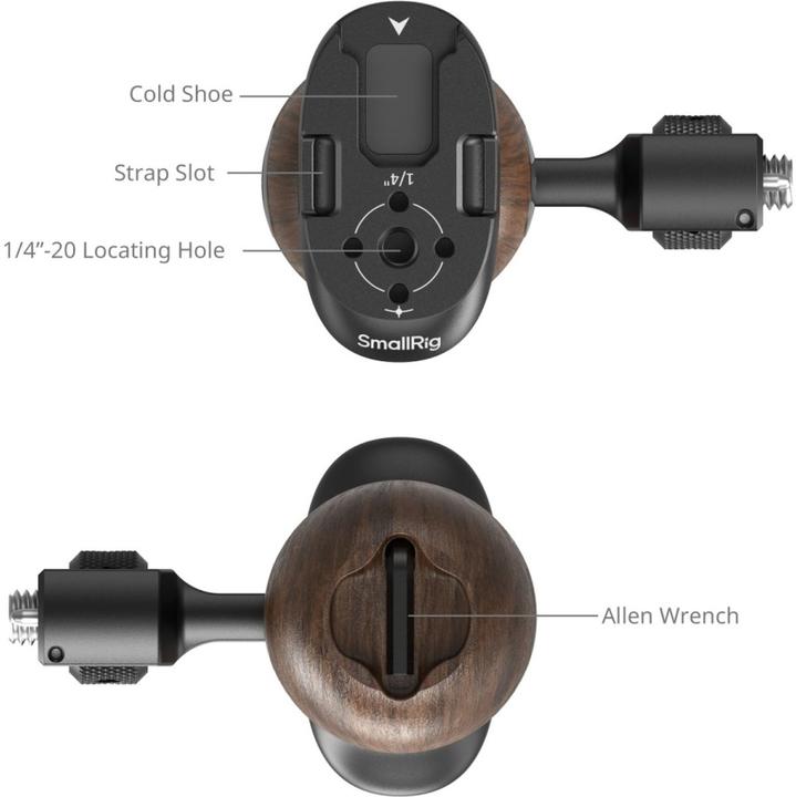 Image du produit SmallRig Haltegriff Wooden Side Handle