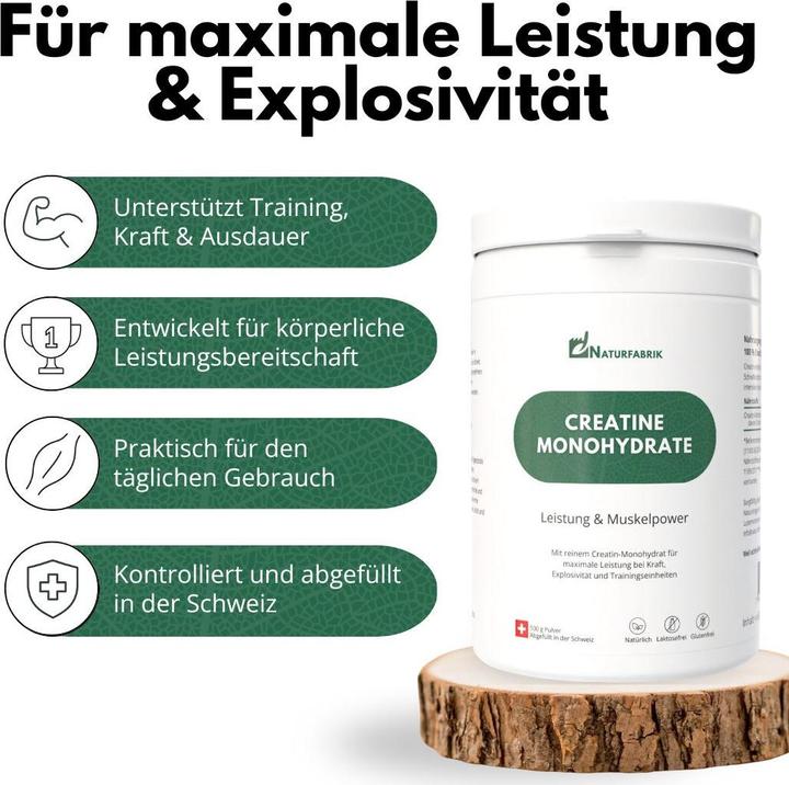Produktbild Naturfabrik Creatine Monohydrate (1 Stück, Pulver, 500 g)