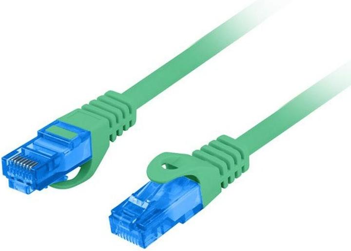 Produktbild Lanberg Patchcord kat.6a S/FTP CCA 0.5m Zielony (S/FTP, CAT6a, 0.50 m)