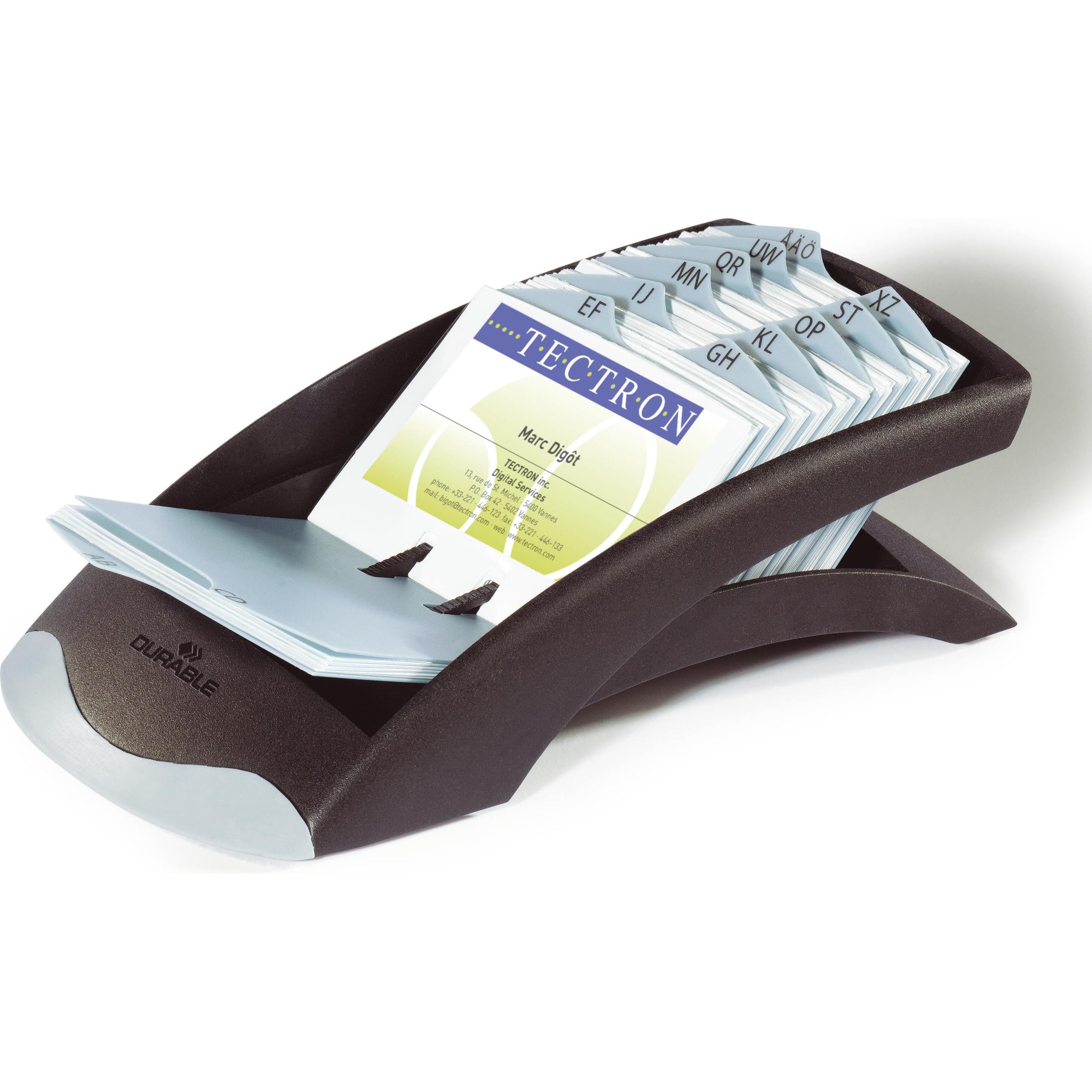 Durable, Kartenaufbewahrung, Visitenkartenbox VISIFIX DESK (104 x 72 mm)