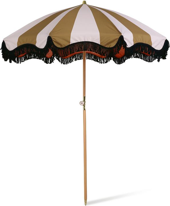 HK Living beach umbrella classic nude/mustard (2 m)