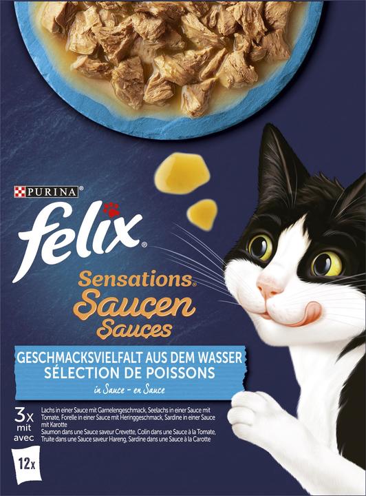 Actual product image Felix Sauce fish (Adult, 12 pcs., 1020 g)