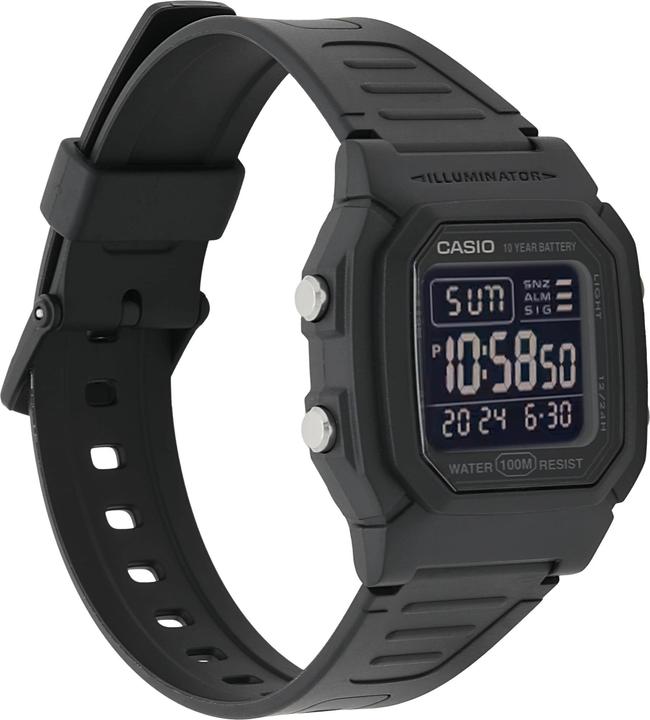 Actual product image Casio Retro Vintage - W-800H-1B (Digital watch, 37 mm)