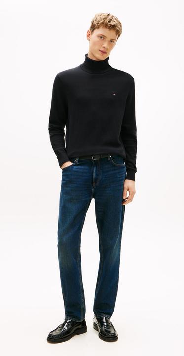 Actual product image Tommy Hilfiger Pima CTN Cashmere Pullover Roll Neck Black (XL)