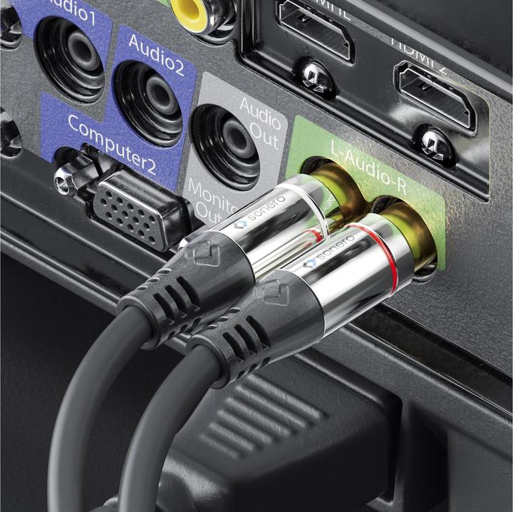 Produktbild Sonero Audio-Kabel Cinch - Cinch 5 m (5 m, Verlängerung)