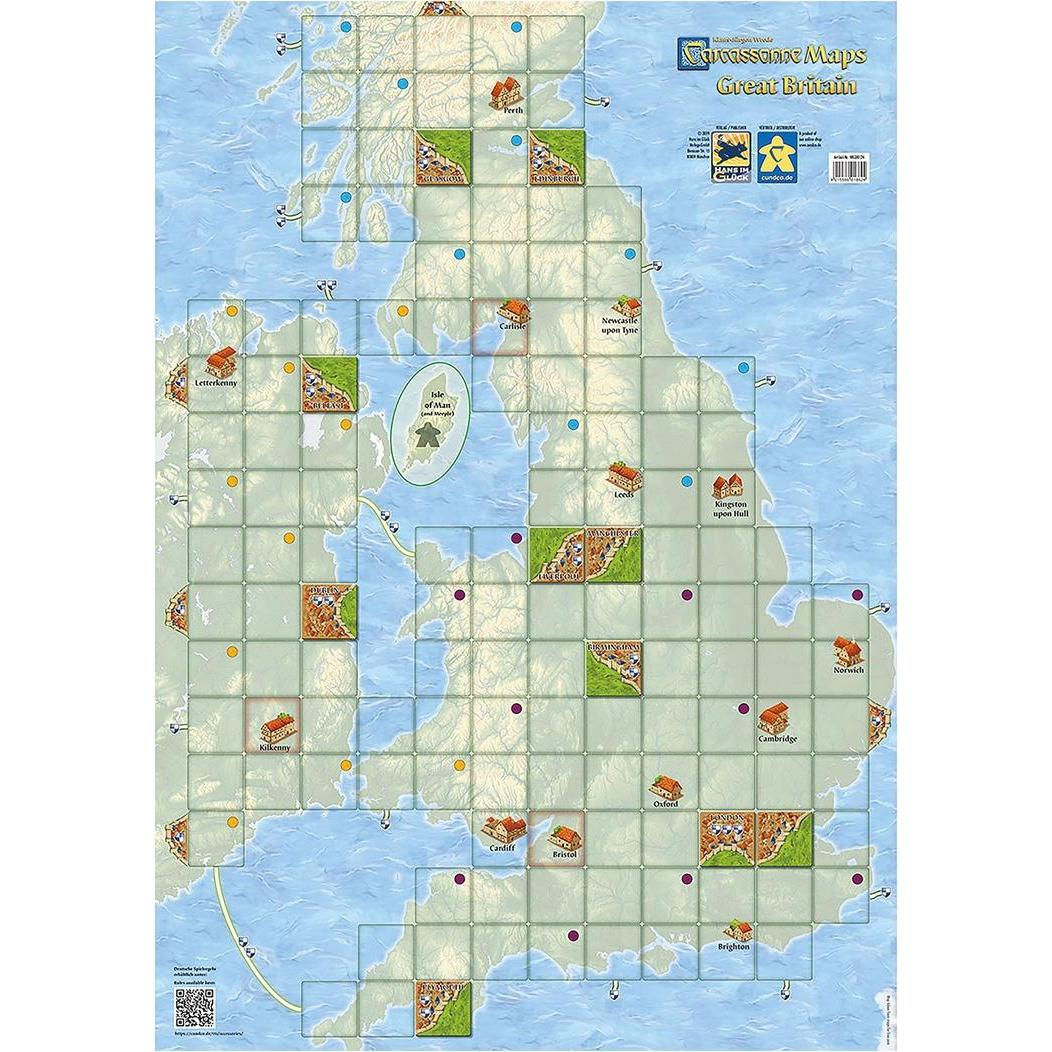 Hans im Glück Carcassonne Maps Grossbritannien (Deutsch)
