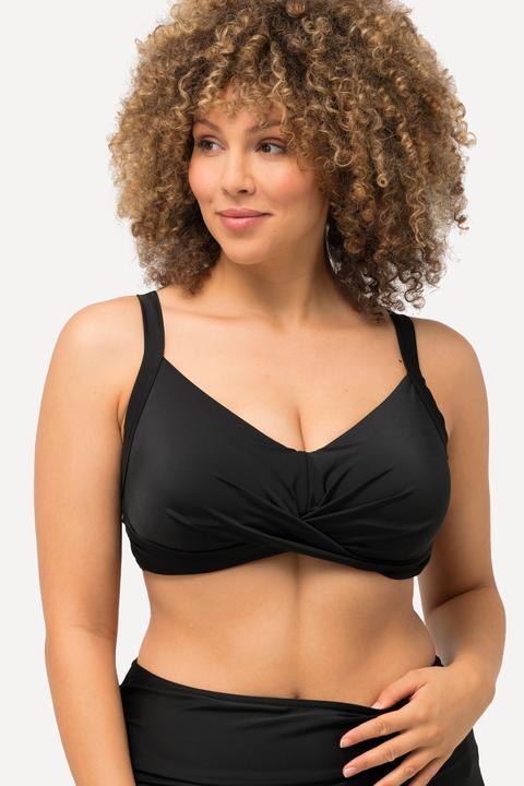 Produktbild Ulla Popken Bikini-Top, Drapierung, Softcups, Träger verstellbar (44)