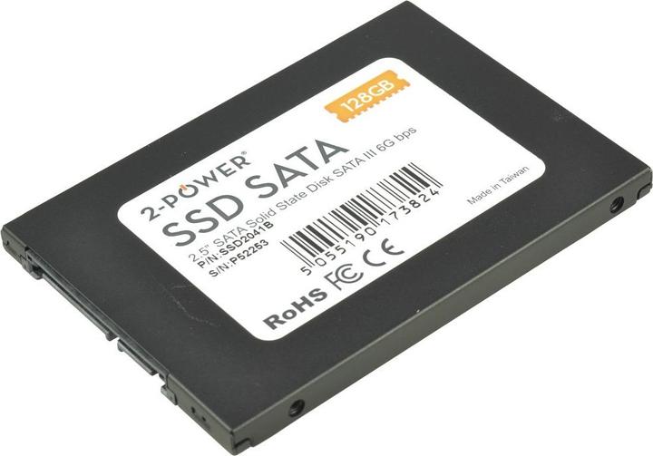 Immagine prodotto 2-Power 128GB SSD 2.5 SATA 6Gbps 7mm (128 GB, 2.5")
