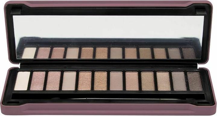 Actual product image IDC Institute EYESHADOW PALETTE 12 colours #nature 14,5 gr (Nature)