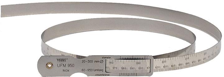 Actual product image Vogel 181611 Gurtmass Stahl 60-950mm