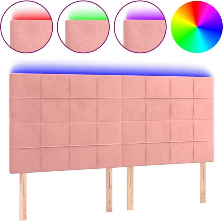 Image du produit vidaXL LED Kopfteil (180 x 5 x 128 cm)