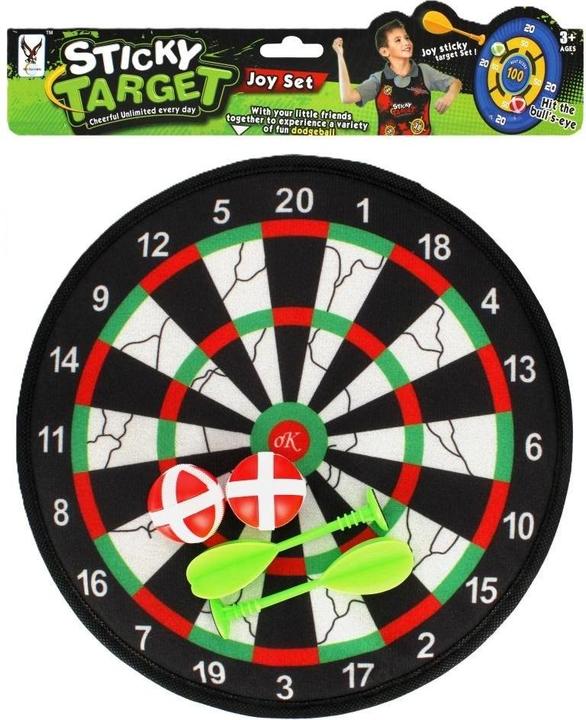 Creative Eine Dartscheibe mit Bällen und Darts