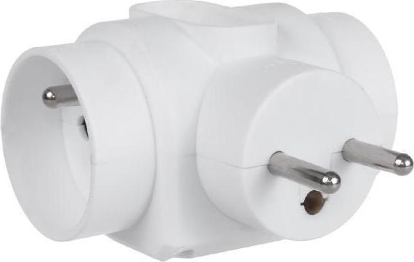 Productafbeelding Maclean MCE213 - 2x16A drievoudige wandcontactdoos met randaarde, 1x6A (3 x)