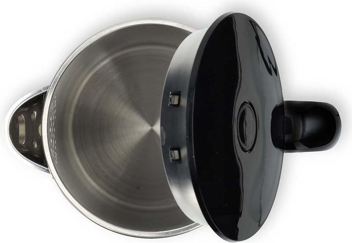 Produktbild Nedis Wasserkocher - 1,70 l - Plastik - Schwarz - 50,60,70,80,90,100 °C - Temperaturanzeige - Um 360 (1.70 l)