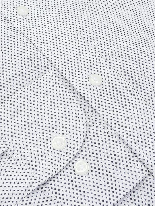 Image du produit Tommy Hilfiger Mini Print Shirt Regular Fit White/Carbon Nav (L)