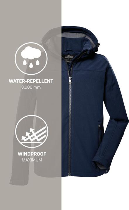 Productafbeelding Killtec Softshelljacke mit Fleecefutter, winddicht und wasserabweisend (S)