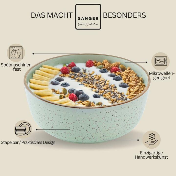 Actual product image Sänger Geschirr Schalen Set Rio (16.30 cm, 0.60 l, 4 x)