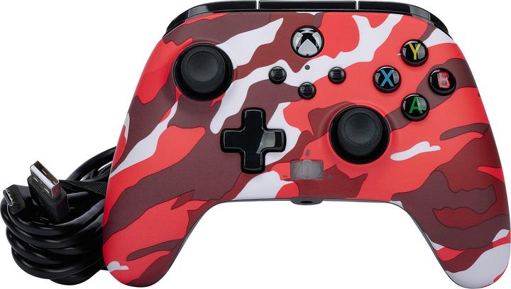 Immagine prodotto PowerA Controller cablato migliorato per Xbox Serie X|S - Rosso Camo (Xbox Series X, Xbox Serie S, Xbox One S)