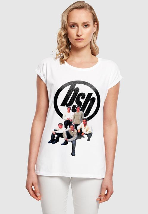 Produktbild Merchcode Ladies Backstreet Boys - Vintage Logo Extended Shoulder Tee - 111603 (S)