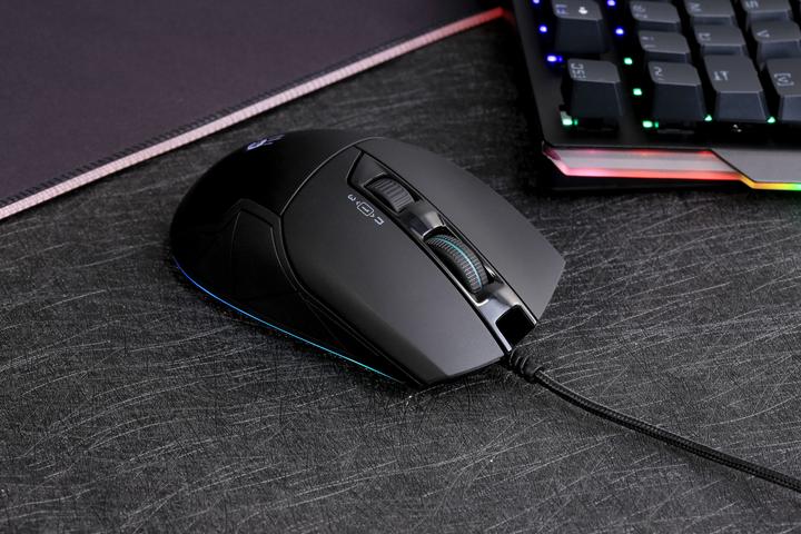 Actual product image A4Tech Bloody W70 Max Activated, RGB podsvícená herní myš, 12000 DPI, USB, černá (Cable)