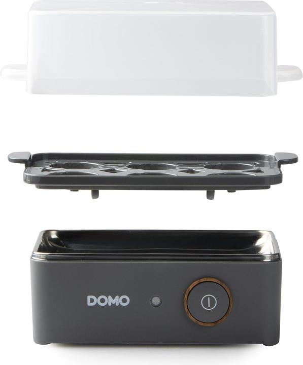 Produktbild Domo DO 9283 EK Eierkocher bis 6 Eier matt grau