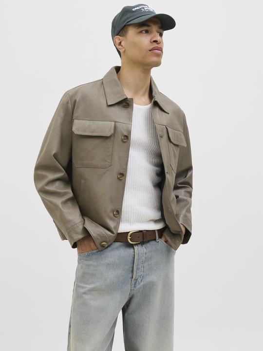 Actual product image Jack & Jones Lederjacke Lederjacke (S)