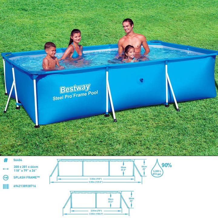 Produktbild Bestway Frame Pool (300 x 201 x 66 cm)