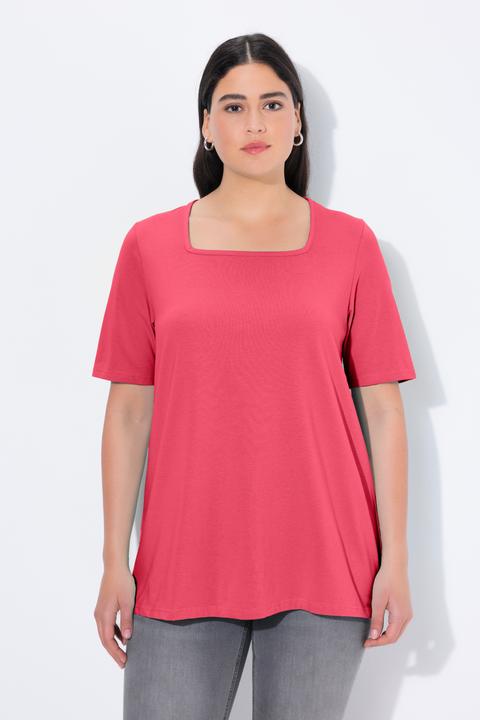 Actual product image Ulla Popken Essential Square Neck Stretch Tee (54)