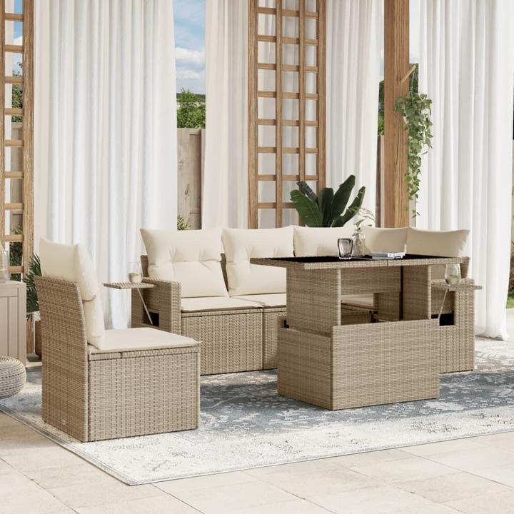Actual product image VidaXL 10-piece garden lounge set with cushions