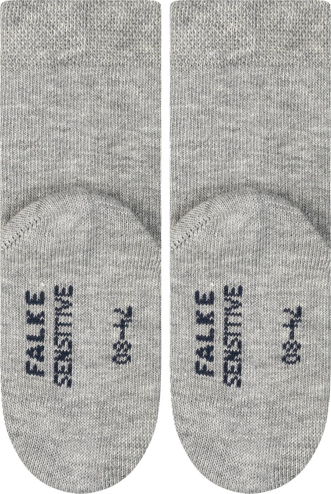 Image du produit Falke Sensitive (Lot de 3) Chaussettes bébés, couleur 3400 light grey mel., taille 50-56 (Une unité par pack, 50/56)