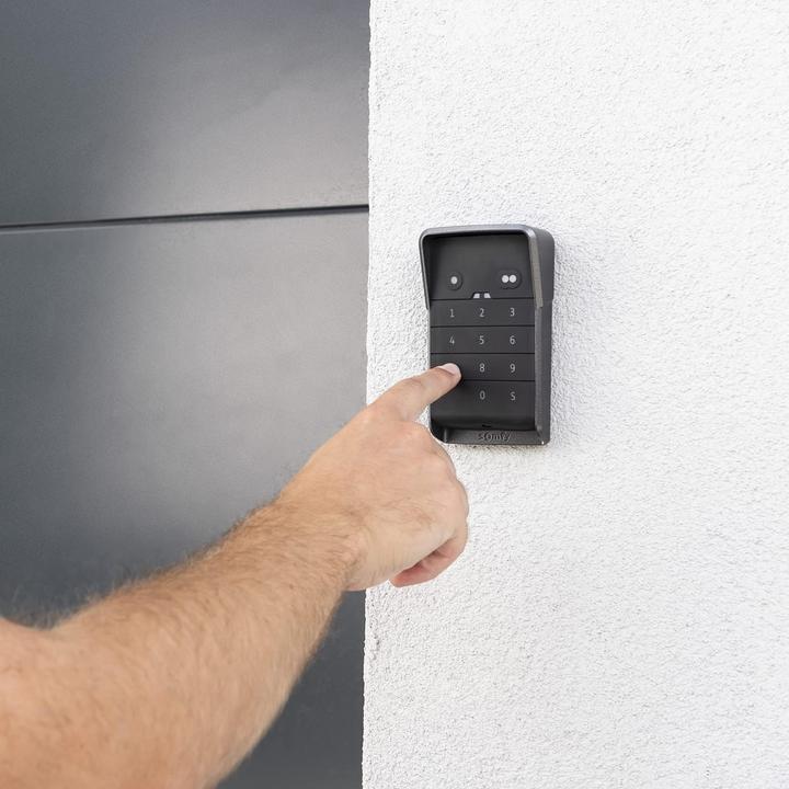 Image du produit somfy Clavier radio RTS 2 touches avec code pour portail ou garage motorisé