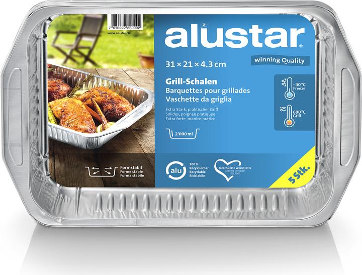 Produktbild Alustar Grillschalen