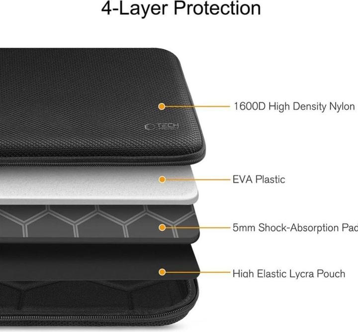 Produktbild Tech-Protect HARDPOUCH LAPTOP 15-16 SCHWARZ/SCHWARZ (16")