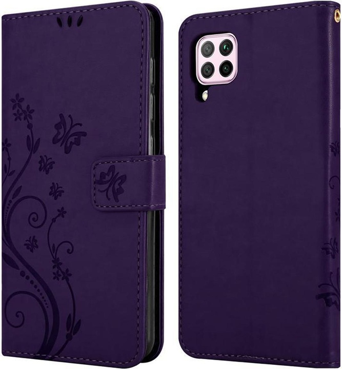 Produktbild Cadorabo Flower Book Cover (Huawei P40 Lite)