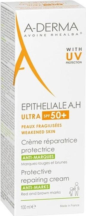 Immagine prodotto A-Derma Epithelialea.H Crema riparatrice ultra lenitiva SPF50 (Crema solare, SPF 50+, 100 ml, 100 g)