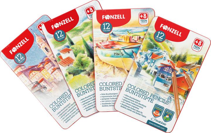 Produktbild Fonzell Farbstifte Creative in Metallschachtel (12x)