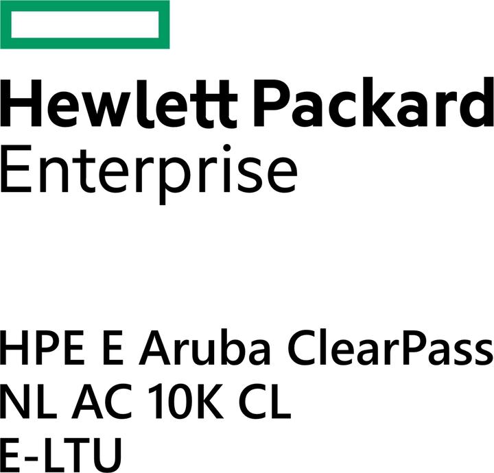 Actual product image HPE E Aruba ClearPass NL AC 10K CE E-LTU (10 Devices)
