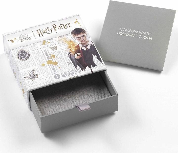 Image du produit Carat Shop Harry Potter pendentif et collier plaqué or Retourneur de Temps (Argent sterling doré avec cristaux véritables)