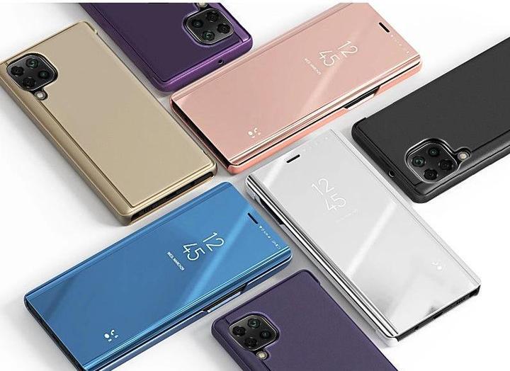 Actual product image Hurtel Clear View Case cover for Samsung Galaxy A22 4G black (Samsung Galaxy A22)