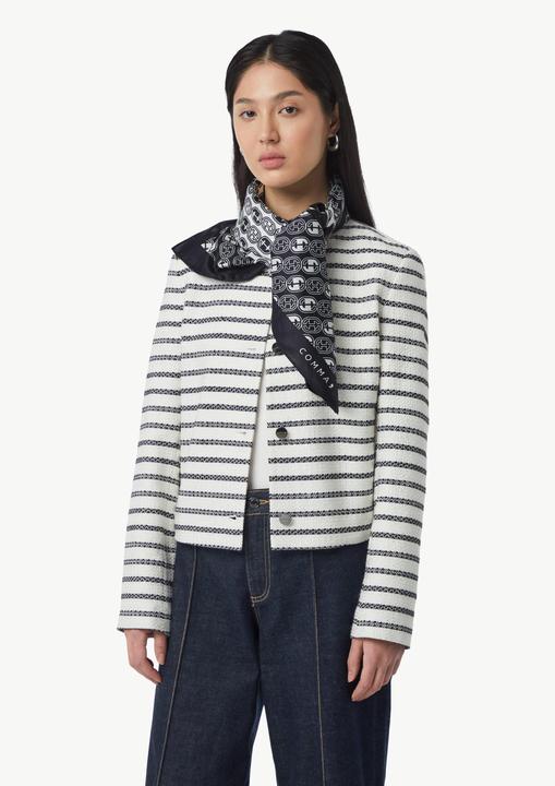 Immagine prodotto Comma Tuch Schal aus Satin mit Icon-Muster