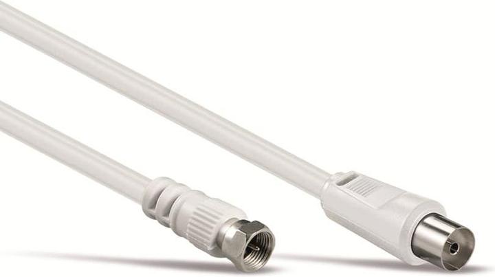 Produktbild Goobay SAT/Antennen Anschlusskabel, Weiss, 5 m (Antennenkabel)