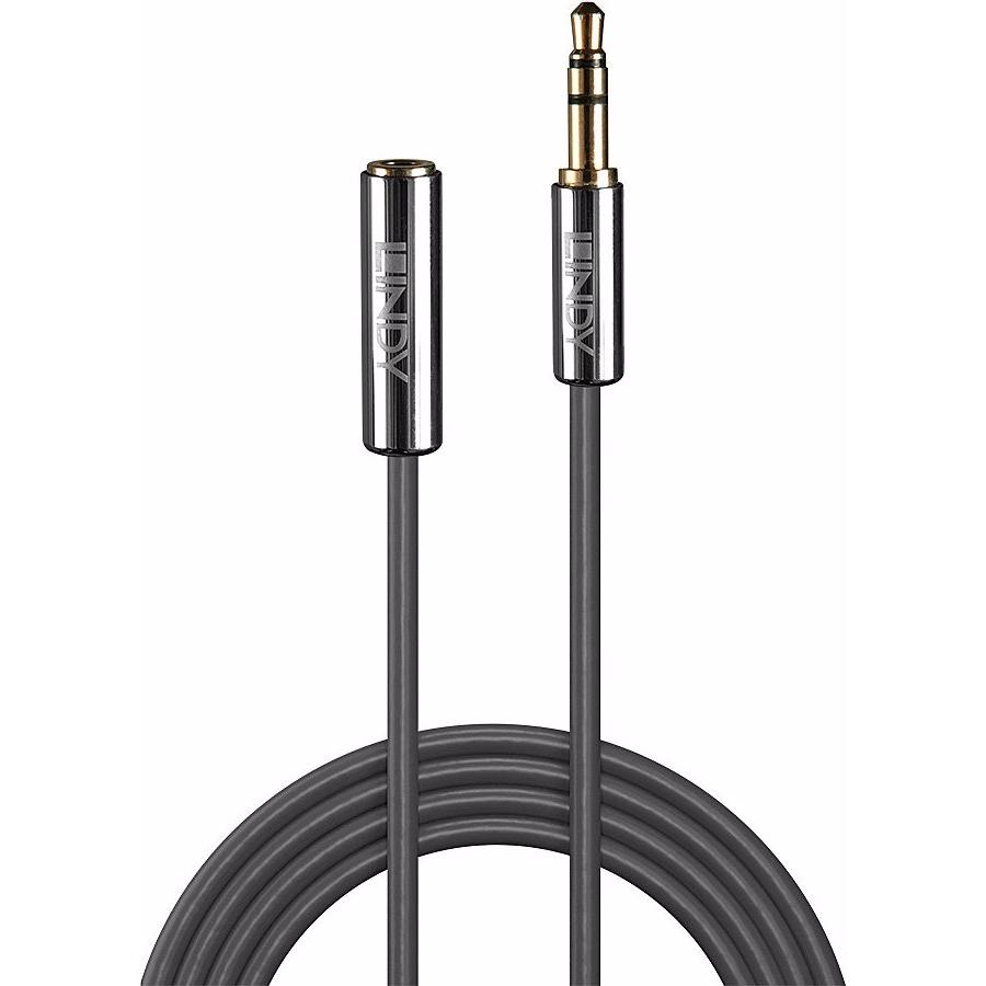 Thumbnail - Lindy Cromo Line (1 m, 3.5mm Klinke (AUX), Cinch), Audio Kabel