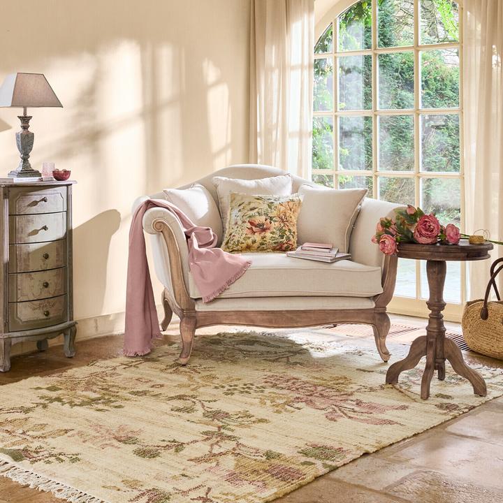 Immagine prodotto Loberon Plaid Herepian rosa (170 x 130 cm)