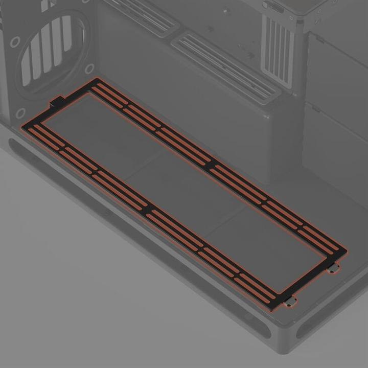 Produktbild Havn HS 420 Untere Lüfterhalterung - schwarz