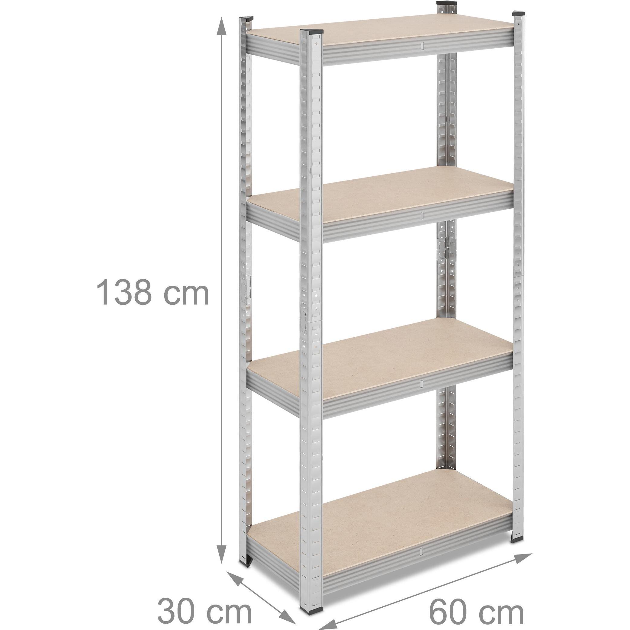 Relaxdays, Scaffale Da Cantina, Scaffali-Acciaio