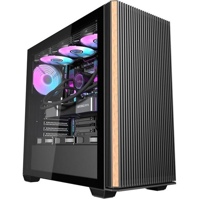 Darkflash Tech Darkflash DS900WS computer case (black) + 4 fans - Galaxus