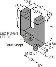 Actual product image Turck Fork light barrier
