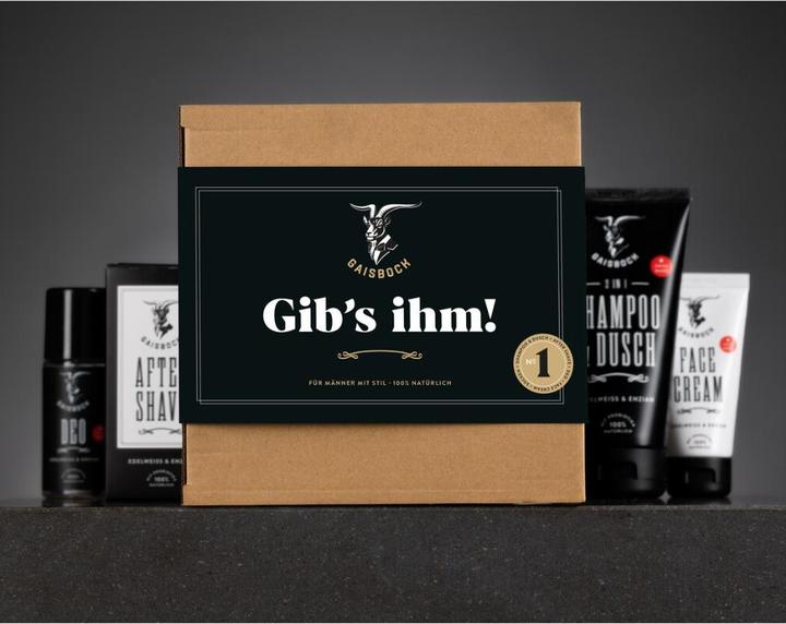 Produktbild Gaisbock Geschenkset #1 (Körperpflegeset, Gesichtspflege Set, Haarpflege Set, Bartpflege Set)
