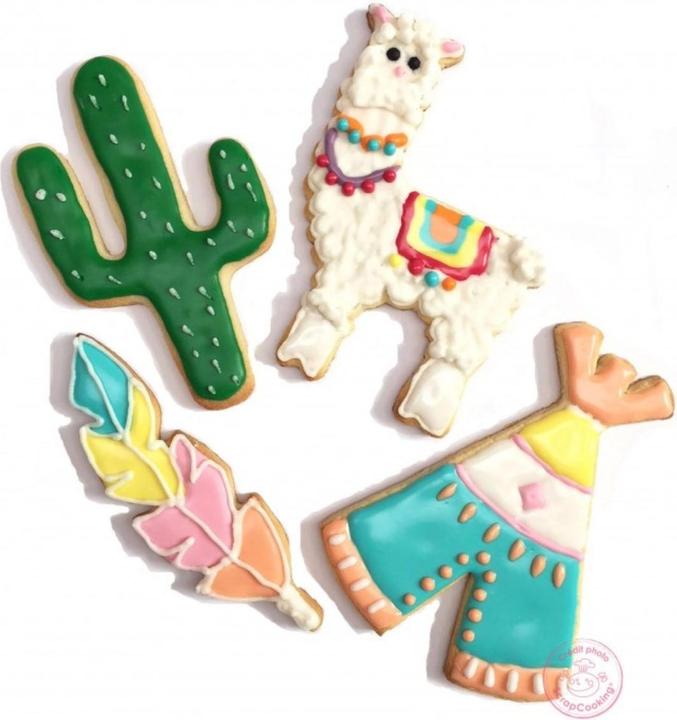 Produktbild ScrapCooking Ausstecher Set "Lama" 4 Stk.