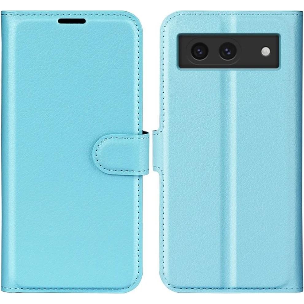 Screenguard Google Pixel 8a Leather Guard Lederhülle (Google Pixel 8a), Smartphone Hülle, Blau